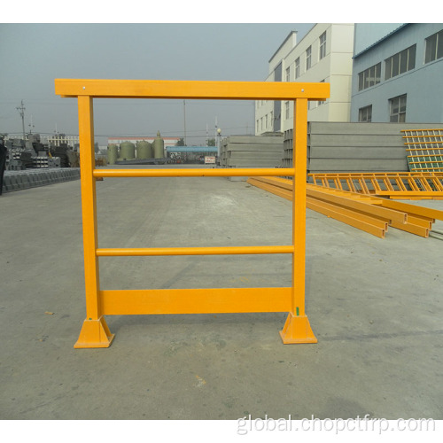 Pultruded Frp Composites FRP handrail fiberglass handrails pultrusion process for chemical plant Factory